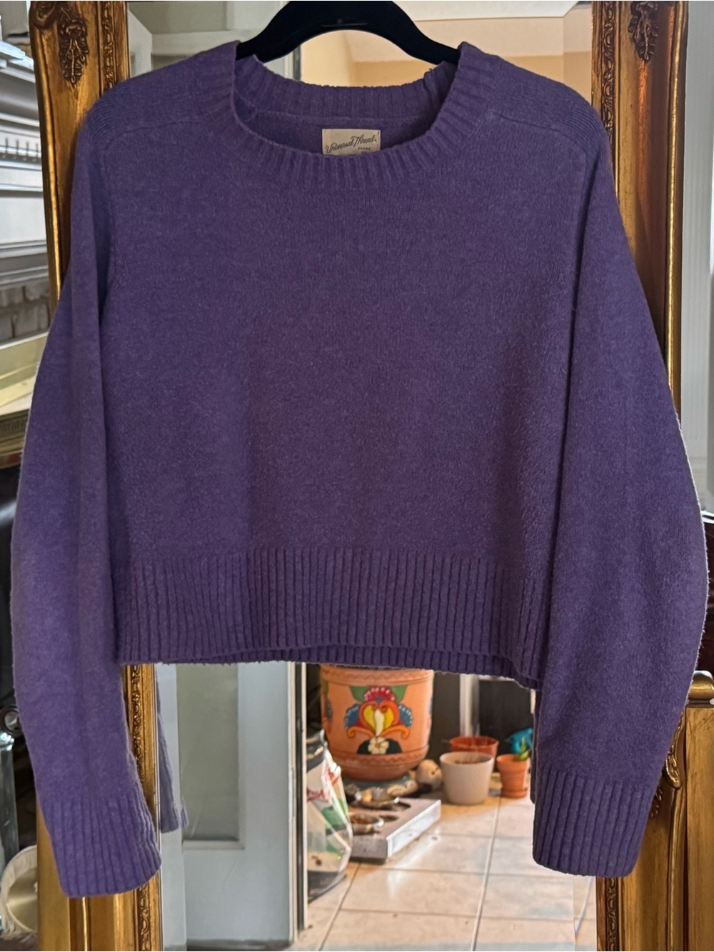 Universal Thread Purple Women's Crewneck Sweater